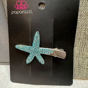 Paparazzi shell and sea earrings, necklace, clip